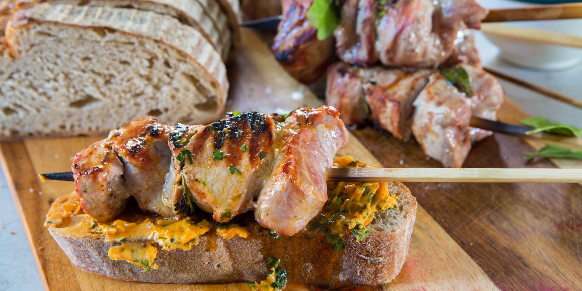 Eskort - Pork Fillet Espetada with Paprika Butter - Eskort