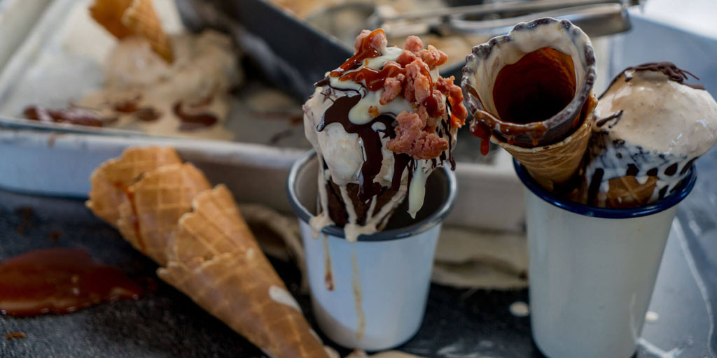 Eskort Bacon and Caramel Ice-cream