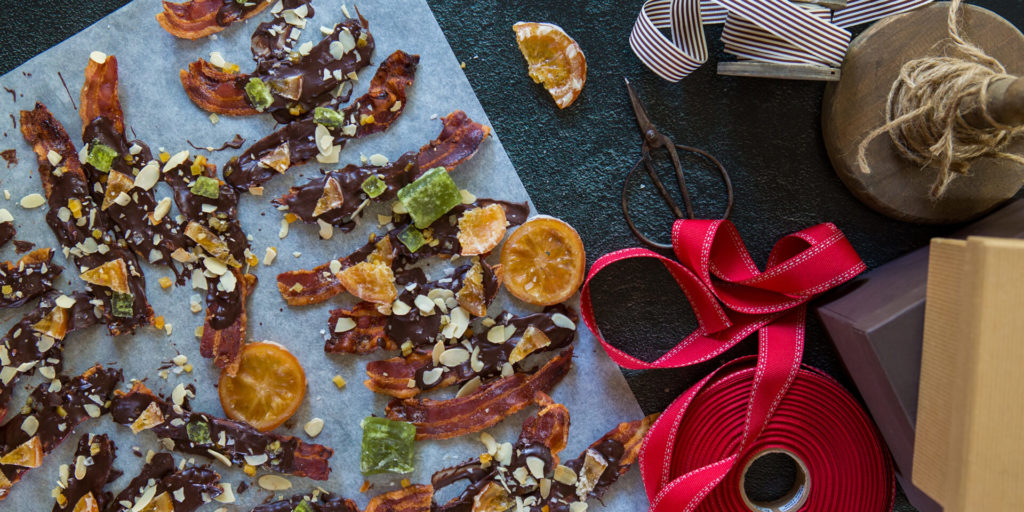 Dark Chocolate Candied Bacon